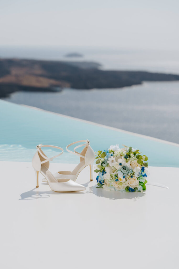 esküvő santorini