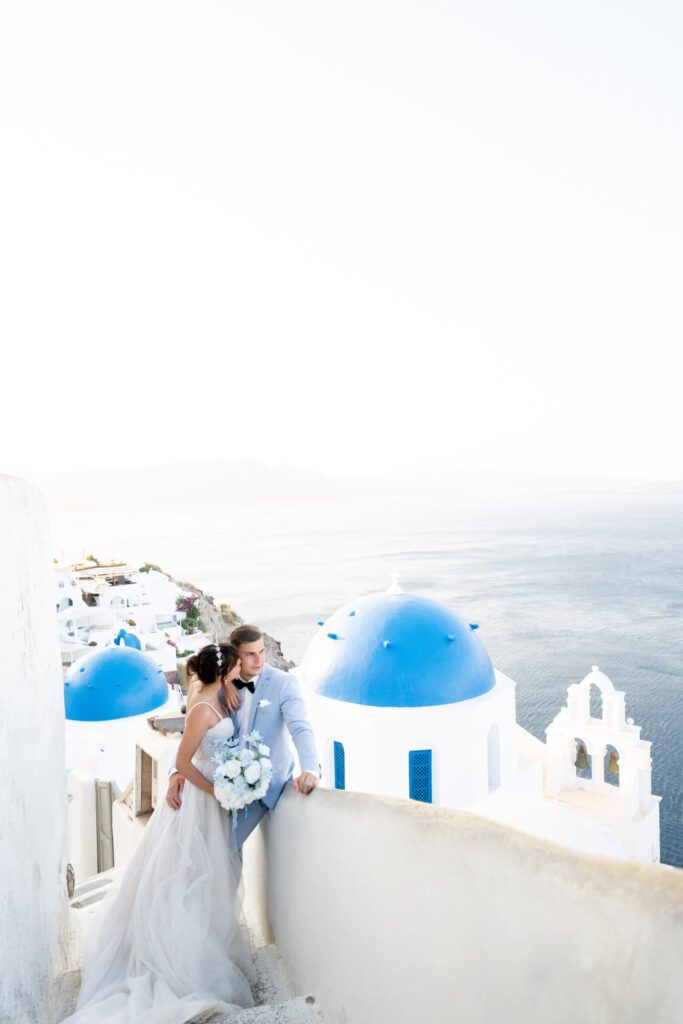 Esküvő Santorini